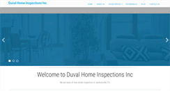Desktop Screenshot of duval-homeinspections.com